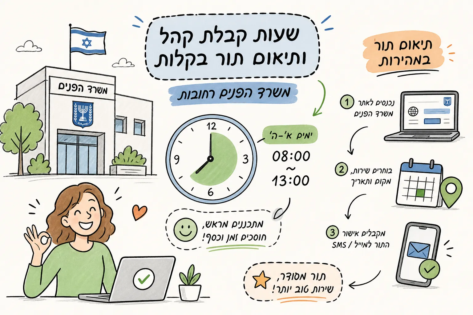 איך למצוא שעות פעילות של עסקים בישראל (ולחסוך נסיעה מיותרת)